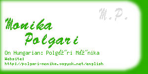 monika polgari business card